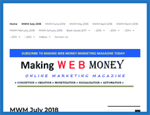 Tablet Screenshot of makingwebmoney.com